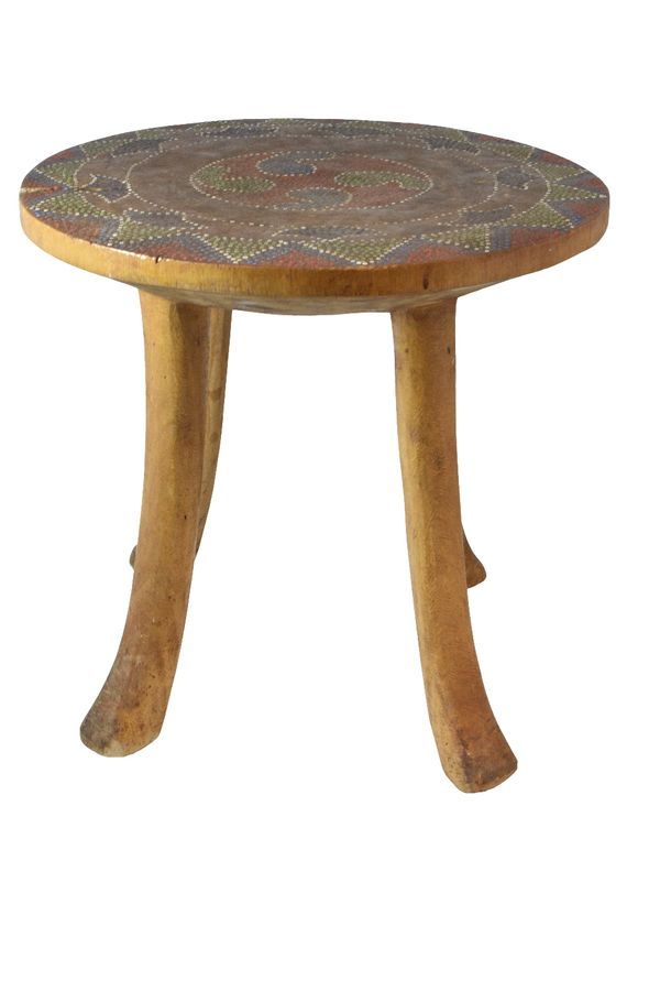 SMALL LOW KAMBA (KENYA) TABLE