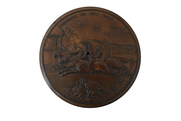 ENGLISH PRESS WOOD SNUFF BOX by Obdiaj Westwood