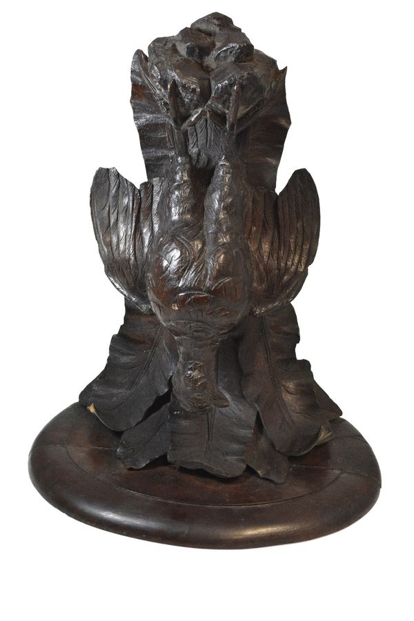 BLACK FOREST CARVED WALL BRACKET