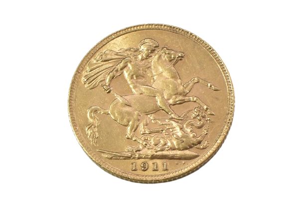 1911 GOLD SOVEREIGN 22ct Gold. 7.99g