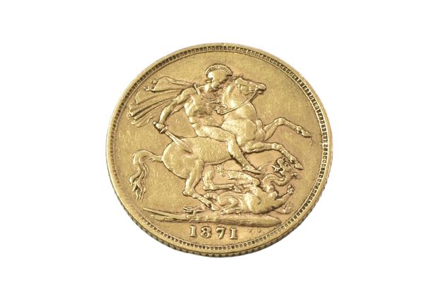 1871 GOLD SOVEREIGN 22ct Gold 7.98g