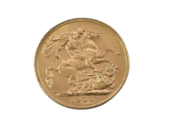 1904 GOLD SOVEREIGN 22ct Gold. 8g