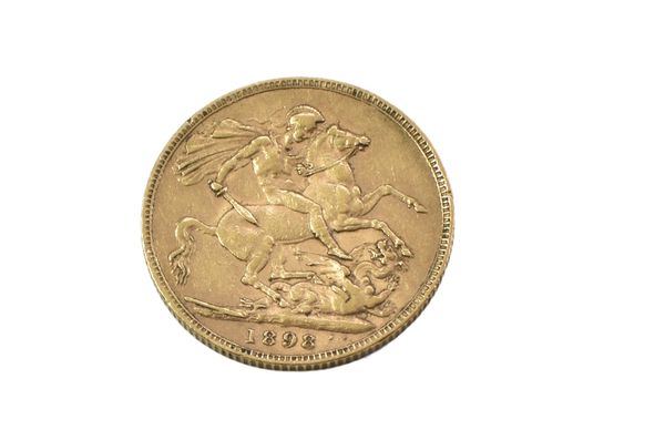 1898 GOLD SOVEREIGN 22ct Gold. 7.99g