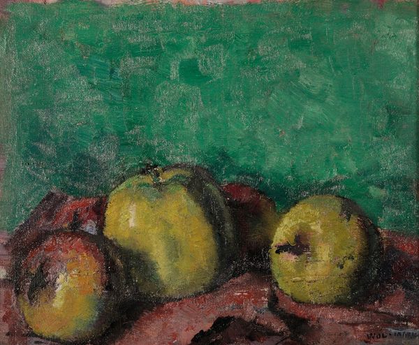 *ALFRED AARON WOLMARK (1877-1961) Still life study of apples