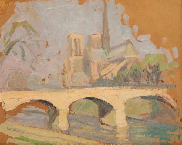 *ASCRIBED TO BLANCHE-AUGUSTINE CAMUS (1884-1968) Notre-Dame, Paris 