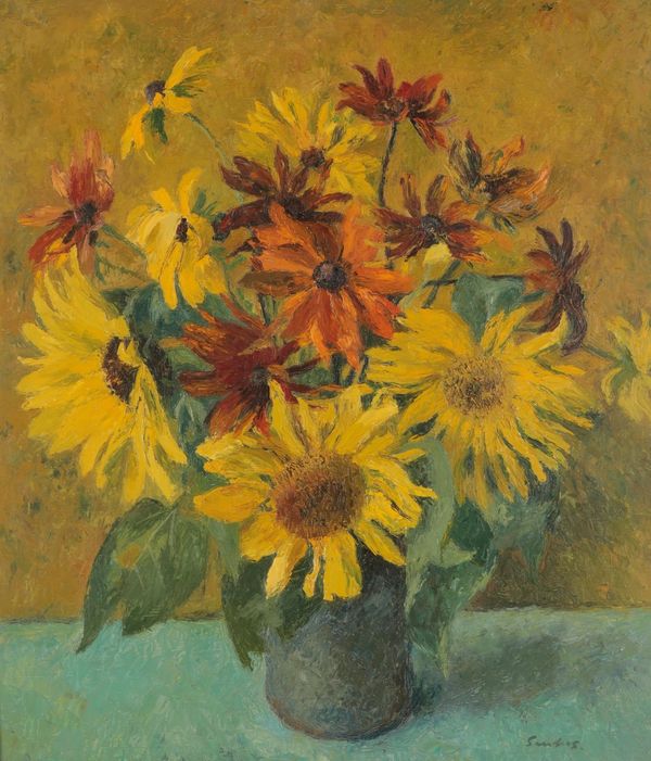 *CHRISTOPHER SANDERS (1905-1991) 'Crysanthemums'