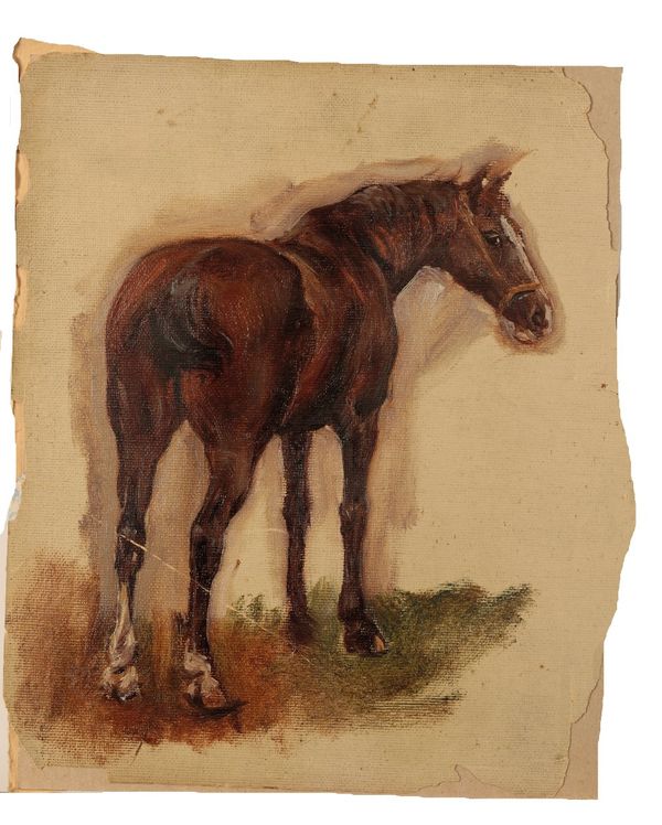 ENGLISH SCHOOL, 20TH CENTURY Three unframed studies of horses