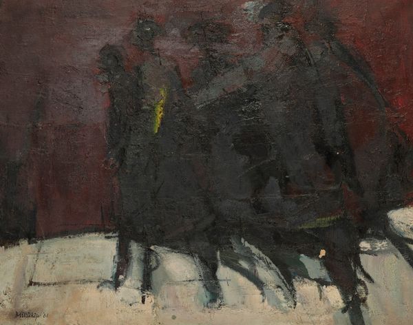 *PAUL MILLICHIP (b. 1929) Figures in procession