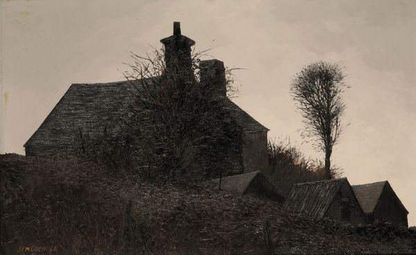 *JACK SIMCOCK (1929-2012) 'Cottage and Sheds'