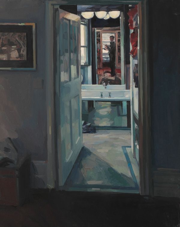 *HECTOR MCDONNELL (b. 1947) 'Mary's Bathroom'