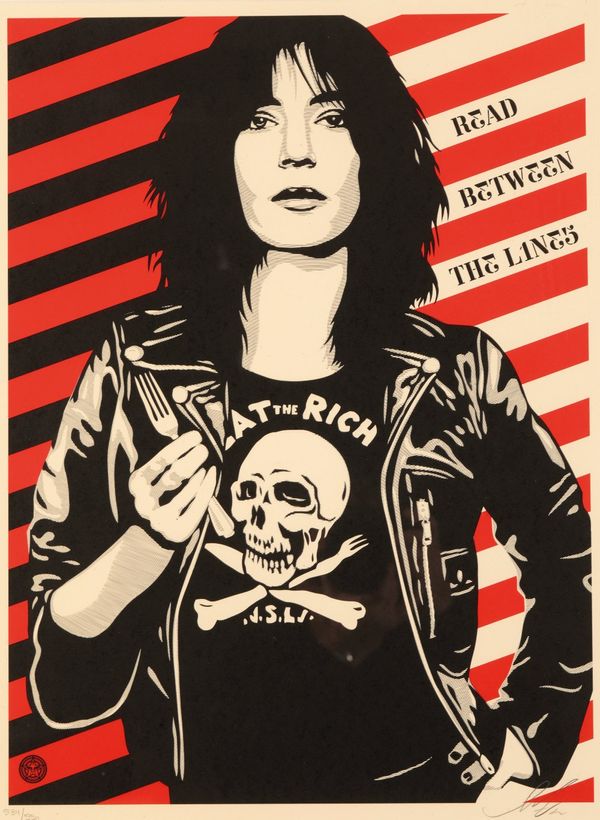 SHEPARD FAIREY (b. 1970) 'Eat The Rich (Patti Smith)'