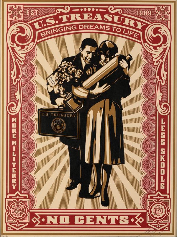 SHEPARD FAIREY (b. 1970) 'Proud Parents'