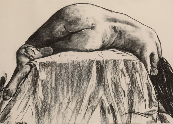 *MARK LLOYD (b. 1971) Untitled charcoal nude study