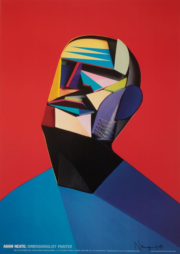 *ADAM NEATE (b. 1977) 'Dimensionalist Painter'