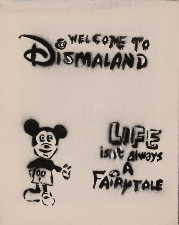 *MANNER OF BANKSY (b. 1974) FOR DISMALAND 'Mickey Mouse - Welcome To Dismaland'