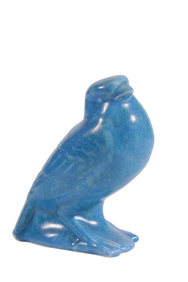 POOLE POTTERY: A RARE EARTHENWARE "BIRD" FIGURE