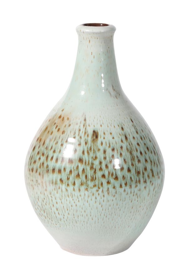 POOLE POTTERY: A STONEWARE BOTTLE VASE