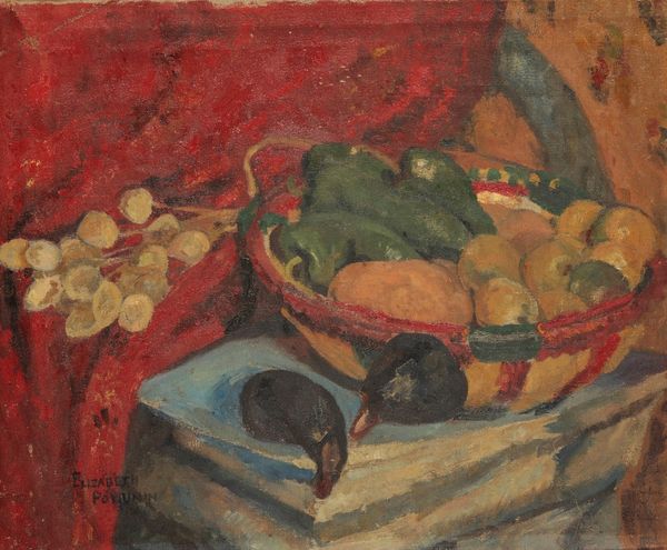*ELIZABETH VIOLET POLUNIN (1887-1950) A still life study of fruits and vegetables