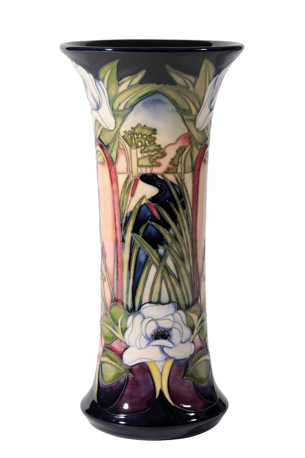 MOORCROFT: A "FOUNTAIN ABBEY" TRIAL VASE