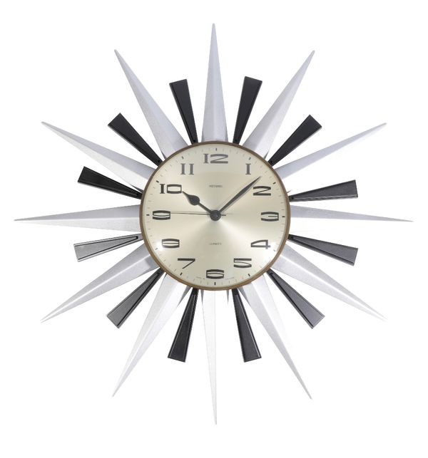 METAMEC: A "SUNBURST" WALL CLOCK