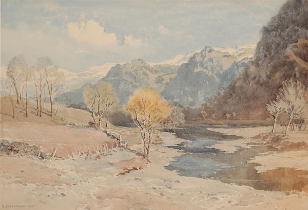 *BERNARD EYRE WALKER (1886-1972) 'Early Spring in Barrowdale'