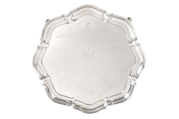 SILVER SALVER, SHEFFIELD 1933