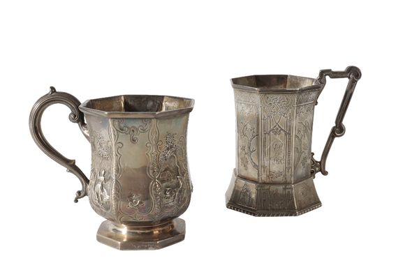 VICTORIAN SILVER TANKARD, LONDON 1842