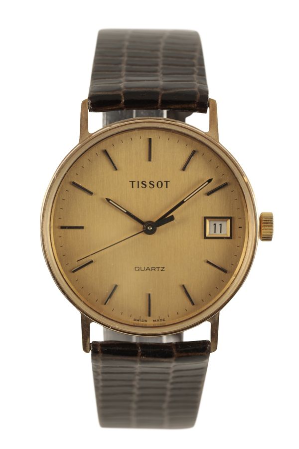 TISSOT 9CT GOLD GENTLEMAN'S WRISTWATCH