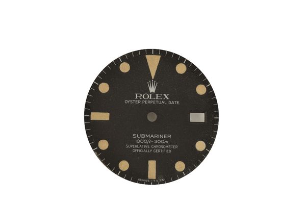 ROLEX OYSTER PERPETUAL DATE SUBMARINER DIAL (matt dial)