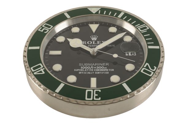 ROLEX STYLE WALL CLOCK SUBMARINER (Hulk)