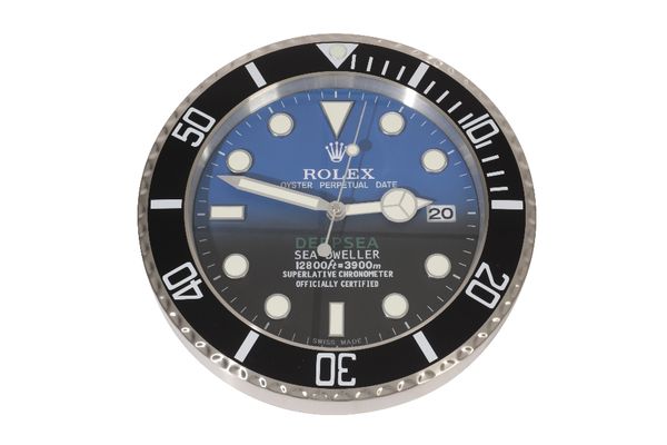 ROLEX STYLE WALL CLOCK SEA-DWELLER DEEP SEA