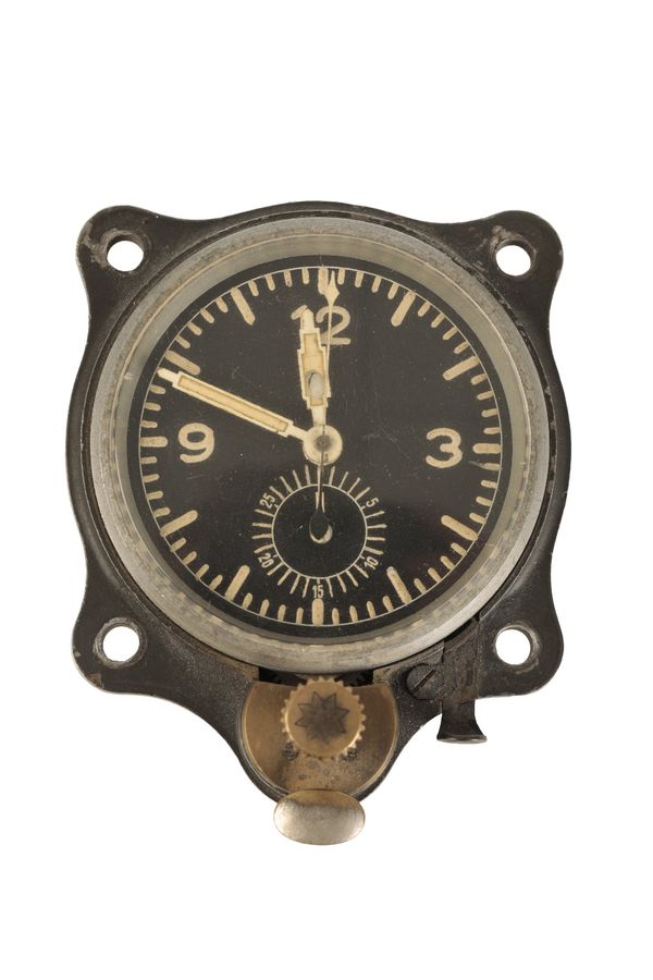 JUNGENS GERMAN MILITARY AIRCRAFT DASHBOARD COCKPIT CLOCK