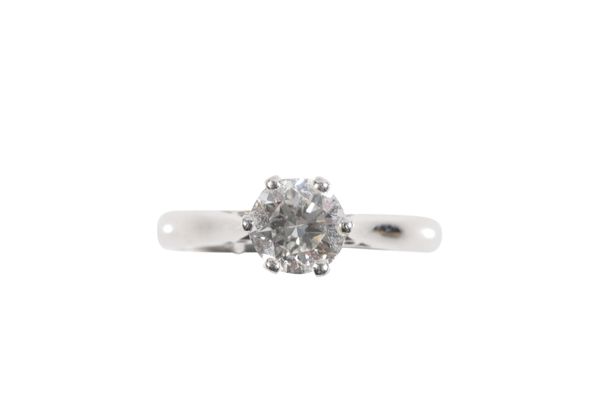 A DIAMOND SOLITAIRE RING