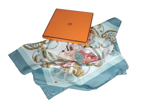 HERMES PARIS SILK SCARF