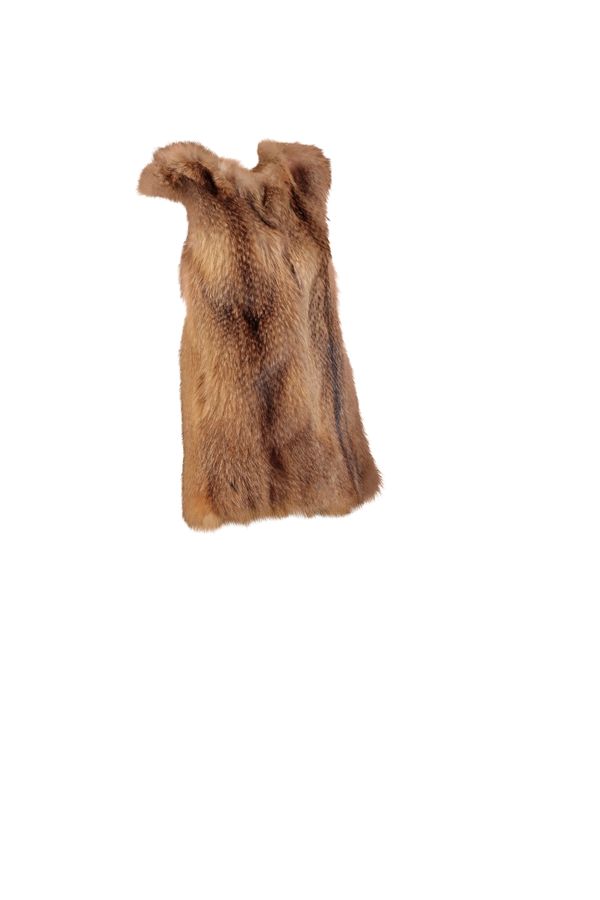 MAX MARA, LADIES TAN FUR GILET