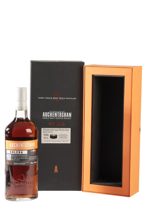 AUCHENTOSHAN SINGLE MALT SCOTCH WHISKY, SOLERA