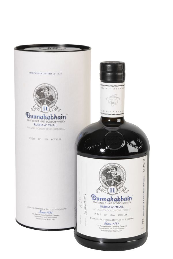 BUNNAHABHAIN SINGLE MALT SCOTCH WHISKY, RUBHA A' MHAIL, AGED 11 YEARS, 2015