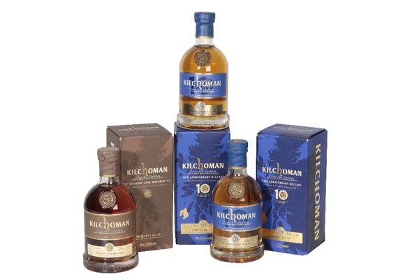 KILCHOMAN SINGLE MALT SCOTCH WHISKY, 10TH ANNIVERSARY RELEASE