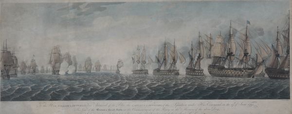 AFTER RICHARD LIVESAY (c. 1750-c.1823) A pair of Naval battle scenes