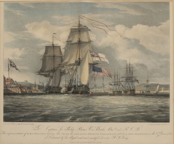 AFTER JOHN CHRISTIAN SCHETKY (1778-1874) A set of four Naval battle views