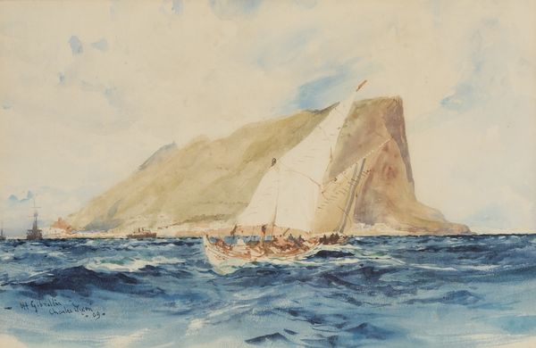 CHARLES EDWARD DIXON (1872-1934) 'Off Gibraltar'