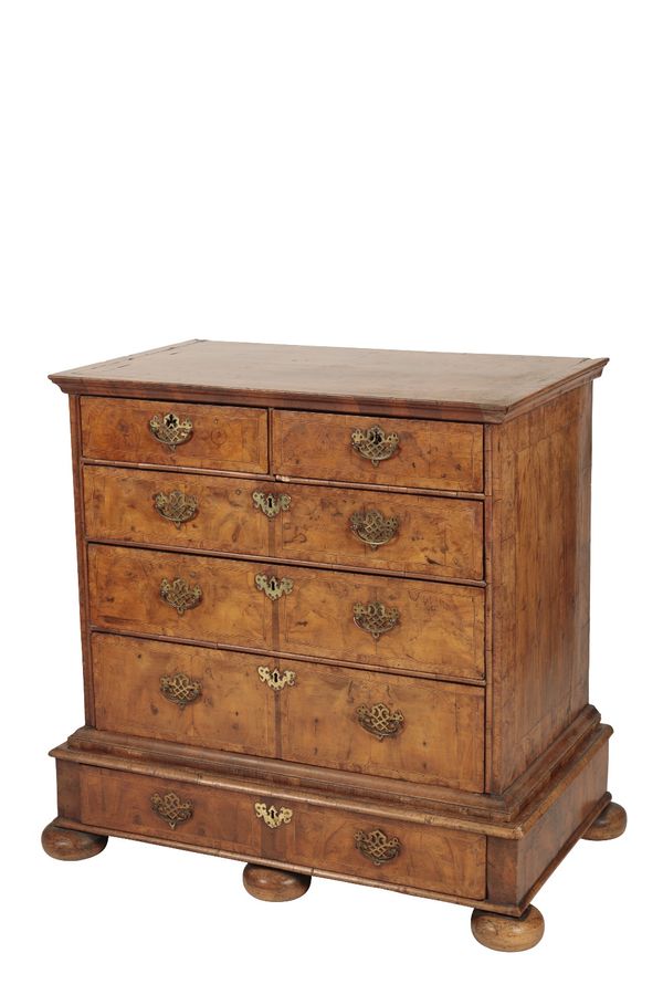 DUTCH WALNUT CHEST ON STAND