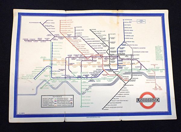 H.C. ('HARRY') BECK: LONDON UNDERGROUND MAP
