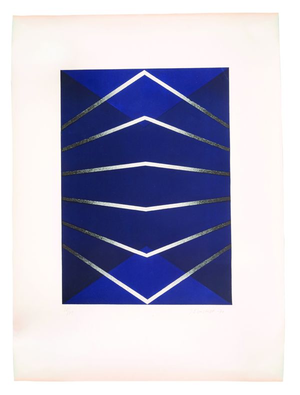 *JUHANA BLOMSTEDT (1937-2010) Untitled (geometric design)