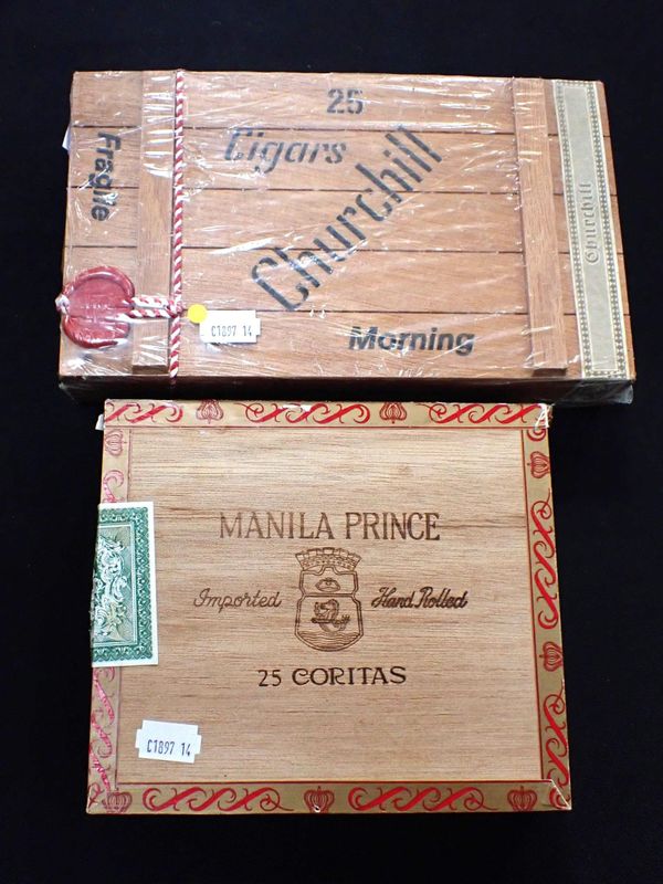 A SEALED BOX OF CHURCHILL MORNING SUMATRA CIGARS