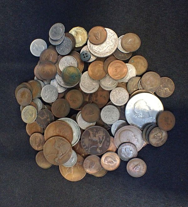 A QUANTITY OF PRE-DECIMAL COINS