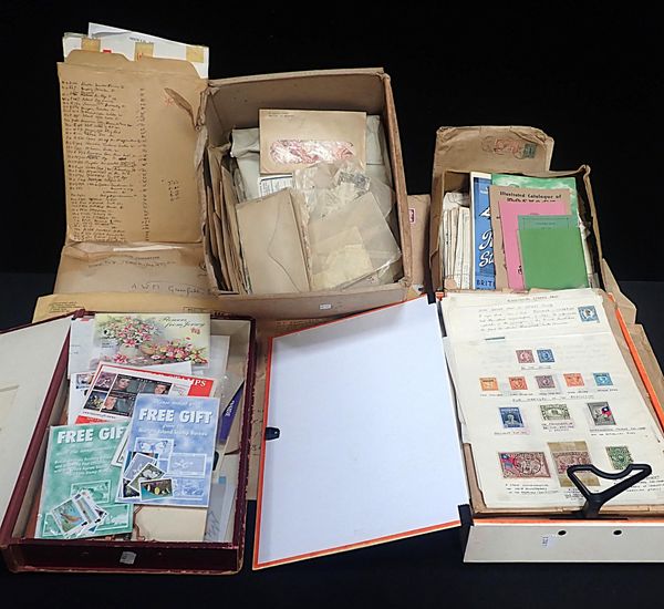 A COLLECTION OF WORLD STAMPS