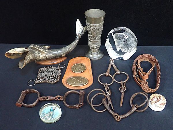 A CAST METAL VASE, RENAISSANCE STYLE