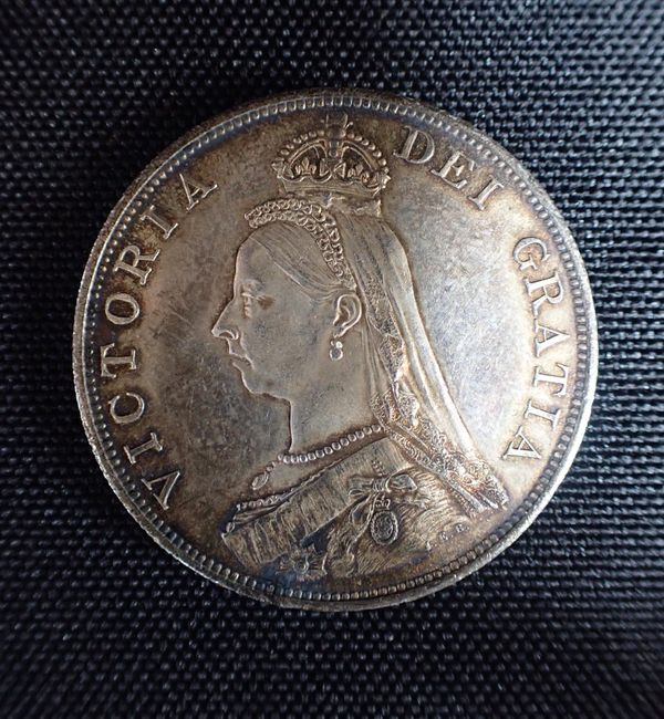 VICTORIA 1887 DOUBLE FLORIN