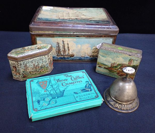 A BRASS 'APOLLINARIS' ADVERTISING DESK BELL